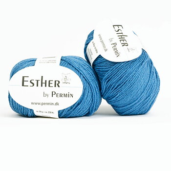 Klarblå Esther by Permin 46