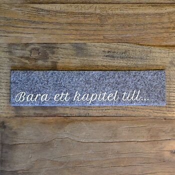 Bokmärke - Bara ett kapitel till