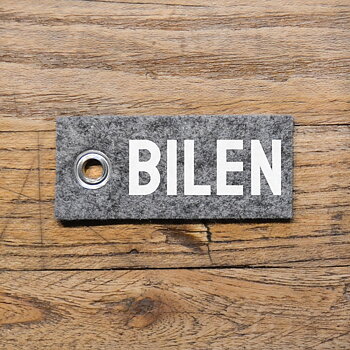 Nyckelbricka (kort) - "Bilen"
