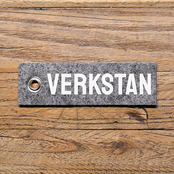 Nyckelbricka "Verkstan"