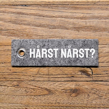 Nyckelbricka "Hårst nårst?"