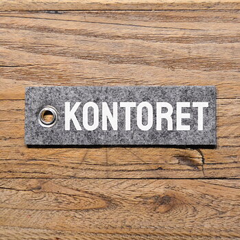 Nyckelbricka "Kontoret"