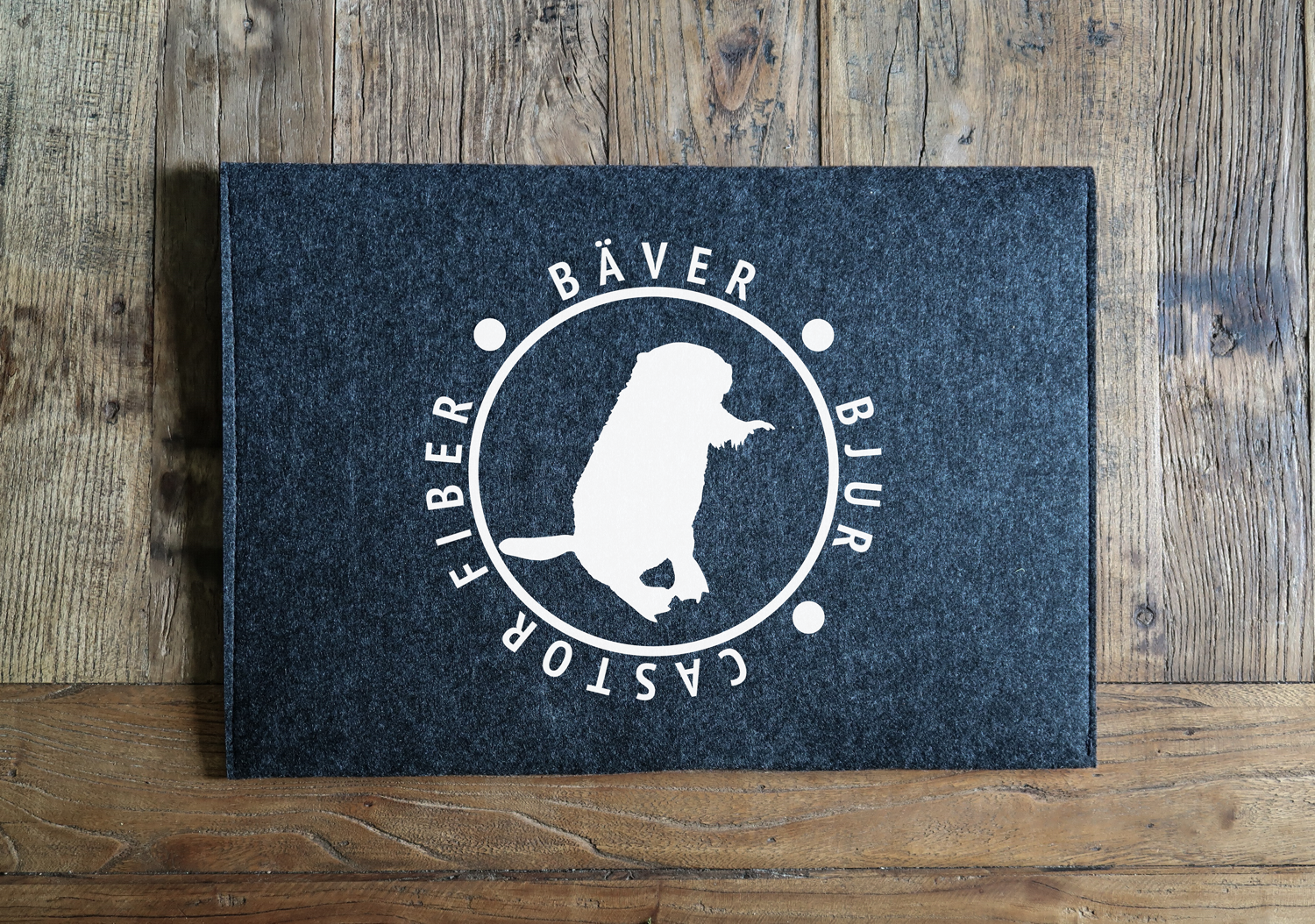 Laptopfodral - Bäver (castor fiber)