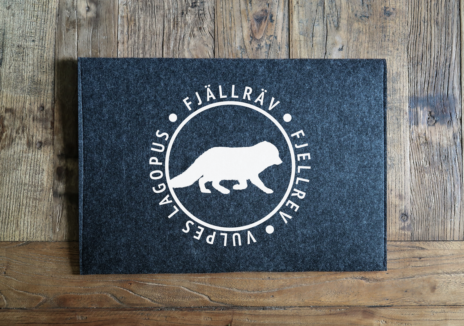 Laptopfodral - Fjällräv (vulpes lagopus)