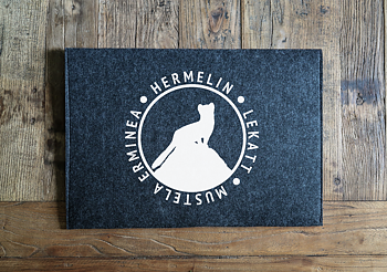 Laptopfodral - Hermelin (mustela erminea)
