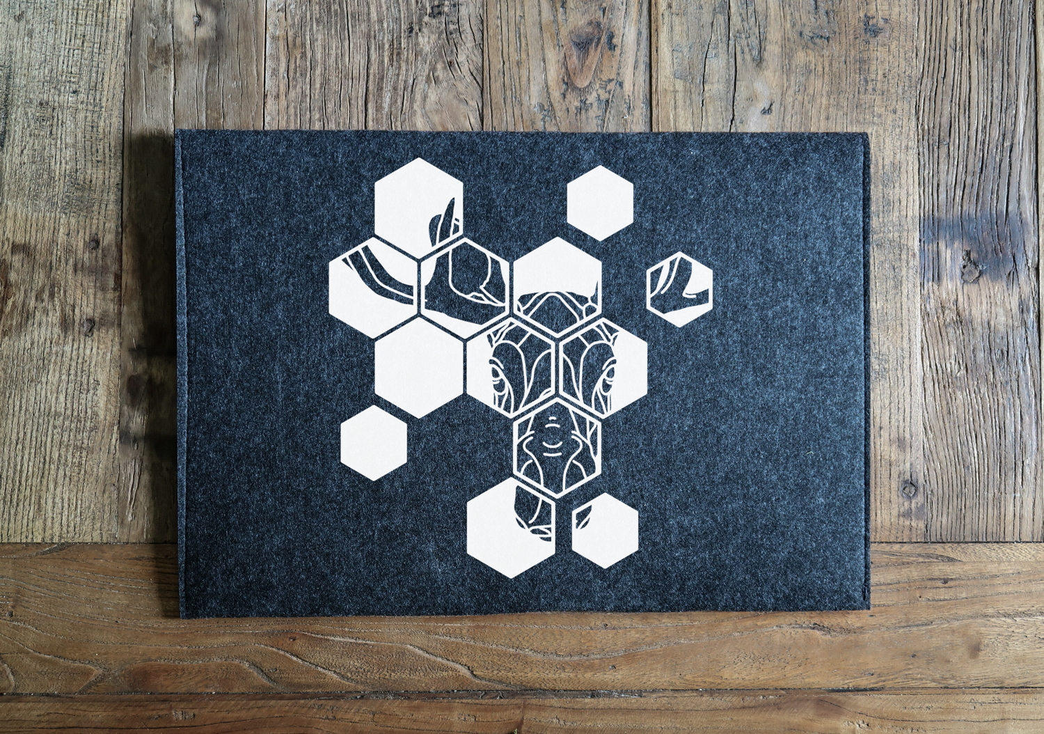 Laptopfodral - Abstrakt Älg cutout