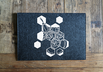 Laptopfodral - Abstrakt Lodjur cutout