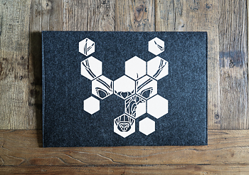 Laptopfodral - Abstrakt Kronhjort cutout