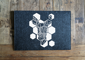 Laptopfodral - Abstrakt Rådjur cutout