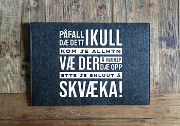 Laptopfodral - "Påfall dæ dett ikull" Jamska