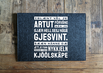 Laptopfodral - "nykkjeln menn" Roligt citat