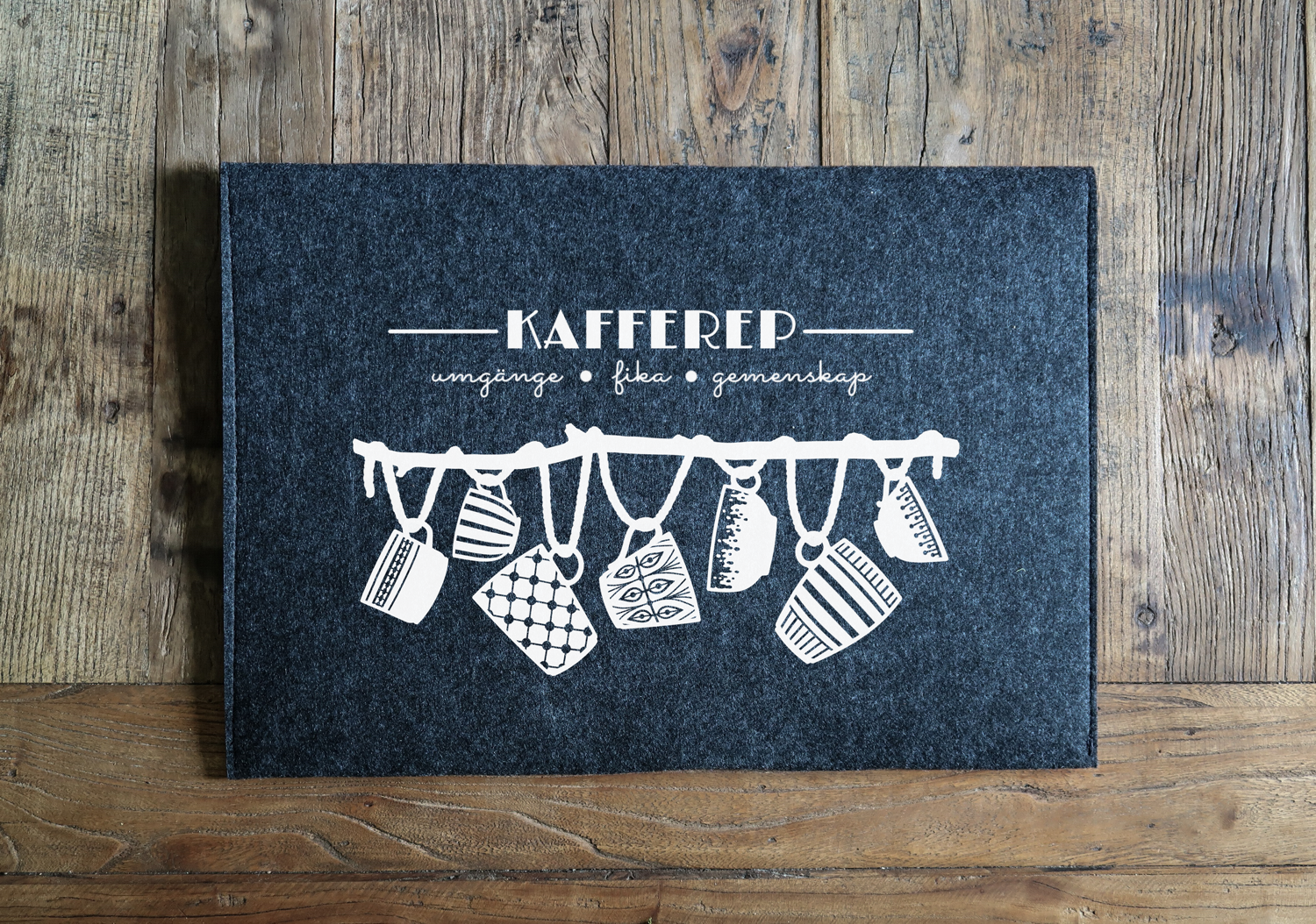 Laptopfodral - "Kafferep" Blandade koppar
