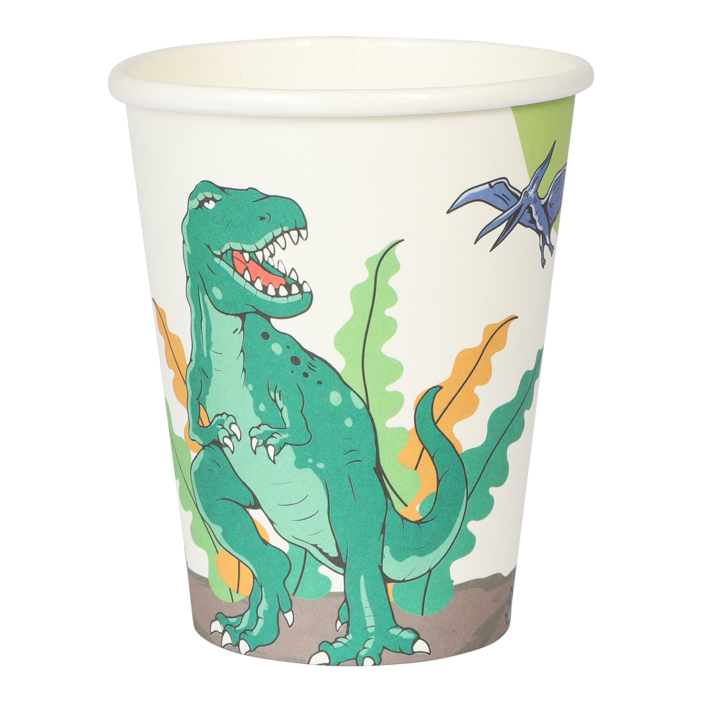 Paper Cups Dinosaur 8pcs