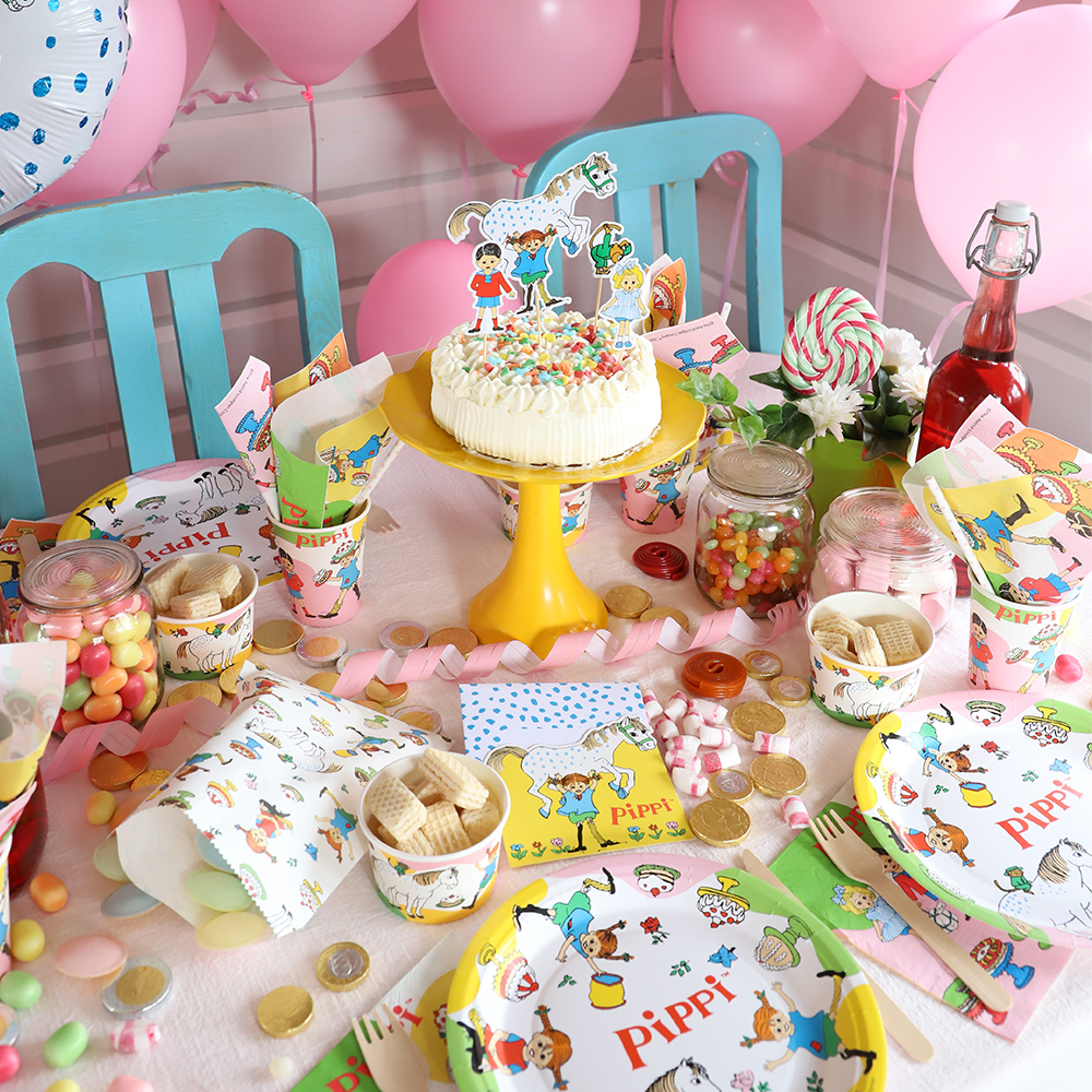 Paper Plates Pippi 23cm 8pcs - 4