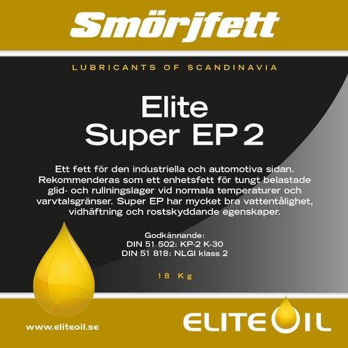 Elite Super EP2 Smörjfett Skruvpatron (400g) Nettoprisad artikel - 2