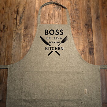 Förkläde Ljunggrön - "Forking kitchen"