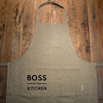Förkläde Ljunggrön - (ficka) - Kitchen Quote