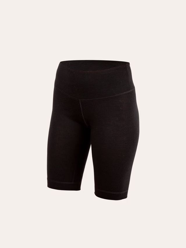 Uhip Merino Half Pant Underställsbyxa - Svart - Mjuka 