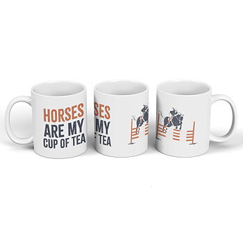 Mugg Vivid Squid Hästmotiv Horses Are My Cup Of Tea