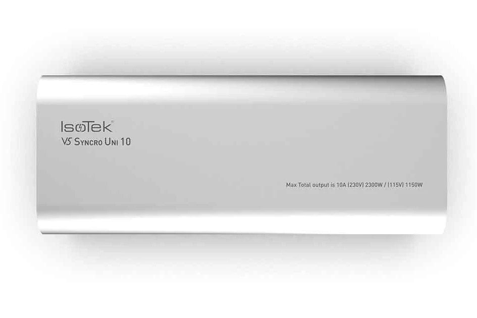 IsoTek V5 Syncro Uni 10 DC-blockerare och Sinusvågsregenererare