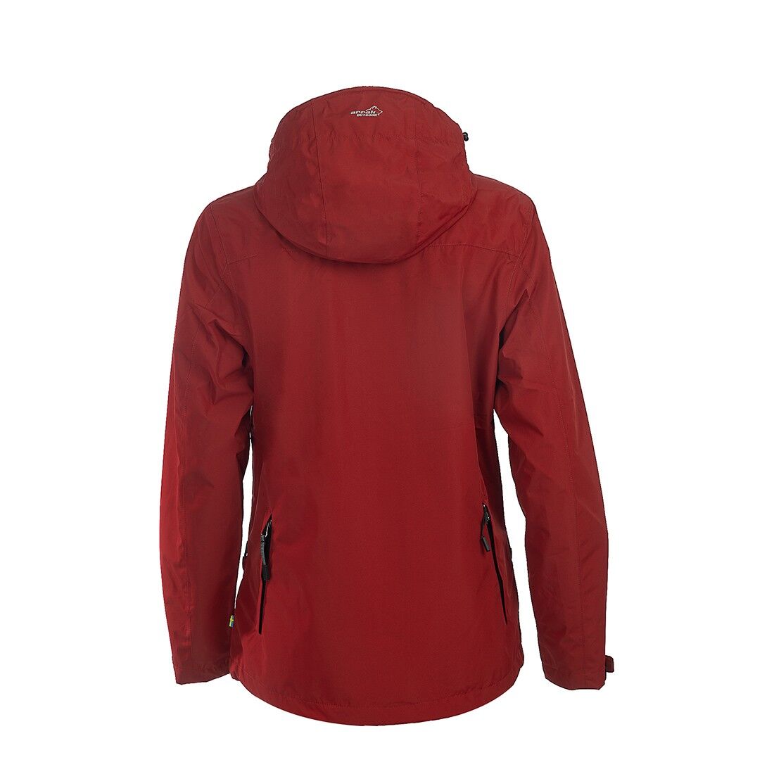 Arrak Outdoor Rain Jacket Women - Red - Pockets