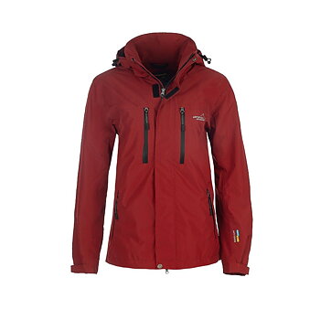 Arrak Outdoor Rain Jacket Women - Red