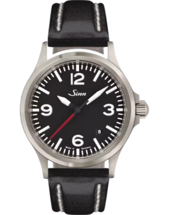 556.0141 Sinn 556 A RS vintage svart läderband