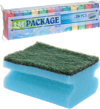 Disksvamp med grepp 24-Pack