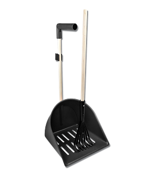 Waldhausen XL Shaker Manure Scoop - Black 