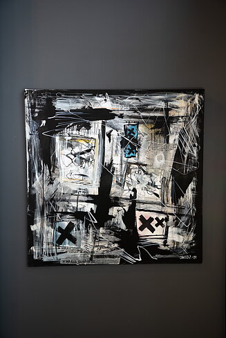 Originalmålning - Vi ska alla en gång dö - Jacob Pedersen