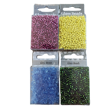 Glaspärlor - Rocaille - 4 pkt/set Passa på!!