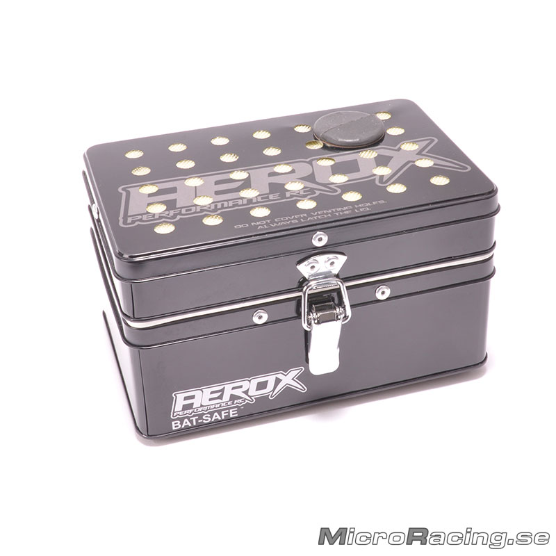 AEROX - Lipo Säkerhets Box, Mini, Svart