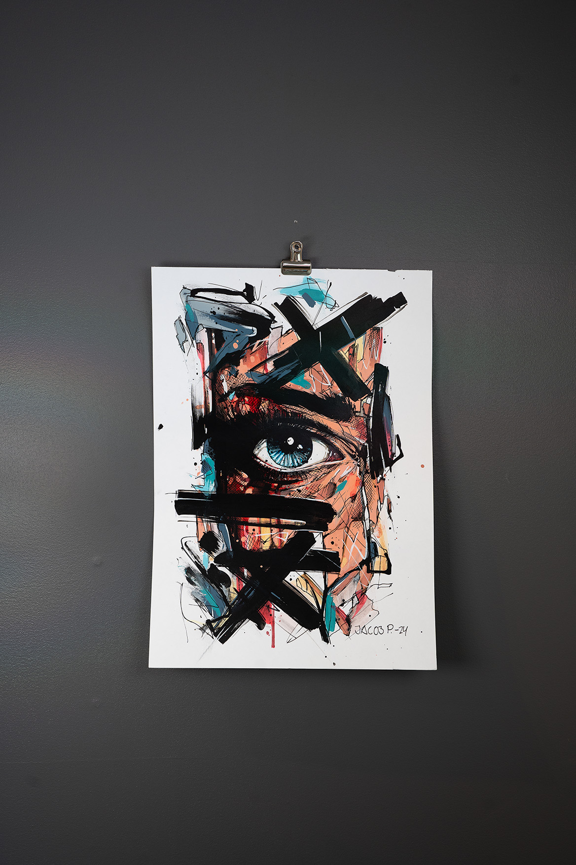 Originalmålning - The Eye - Jacob Pedersen