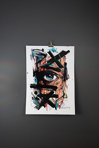 Originalmålning - The Eye - Jacob Pedersen