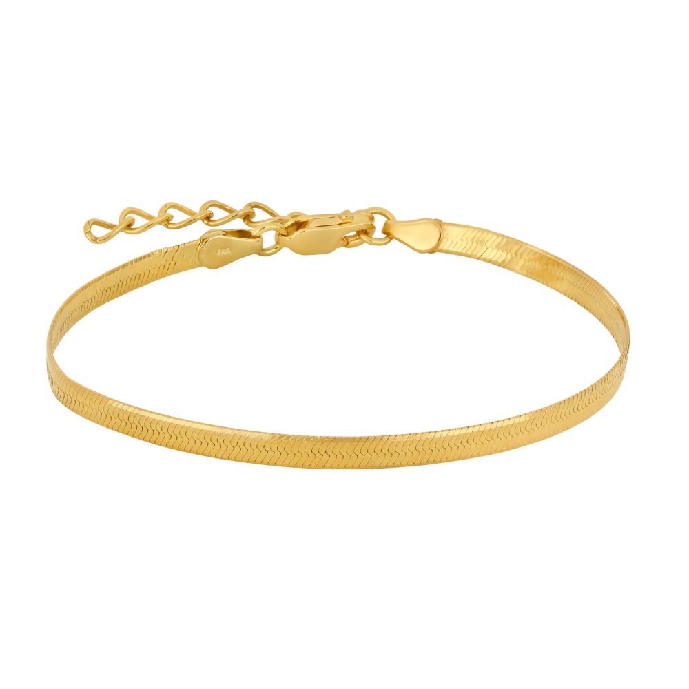 Nordahl Flat armband platt ormlänk