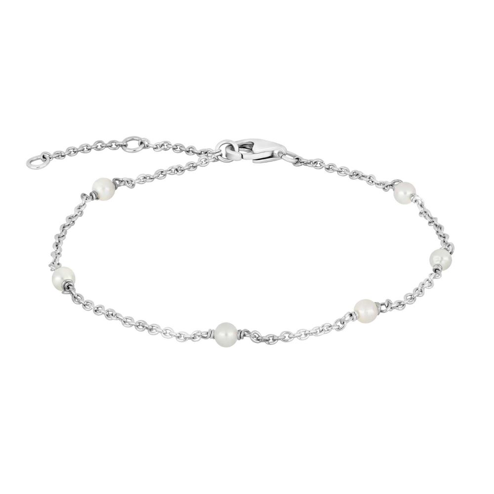 Nordahl Pearl armband silver