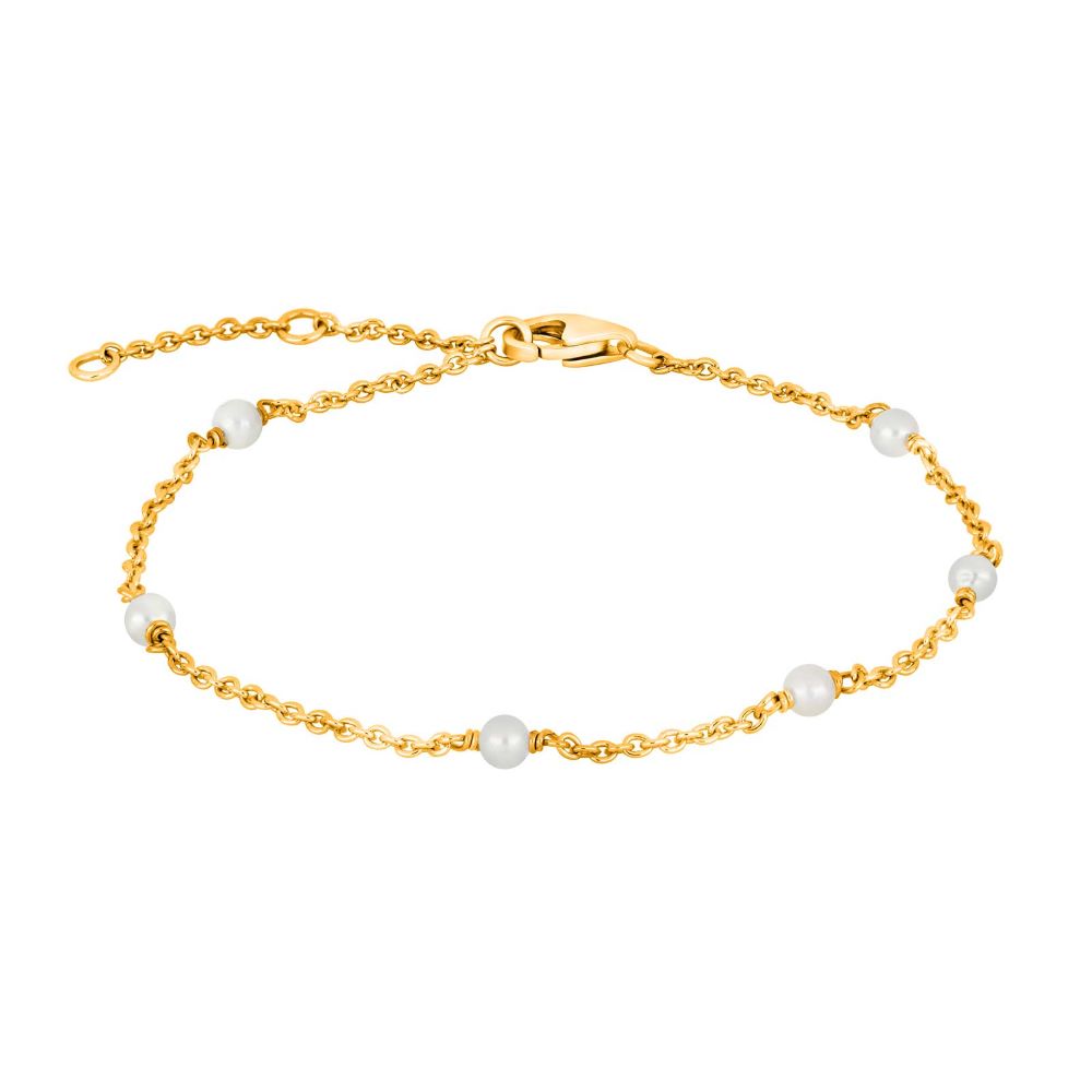 Nordahl Pearl armband guld