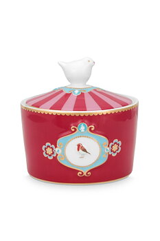 PipStudio Love Birds Skål Rosa