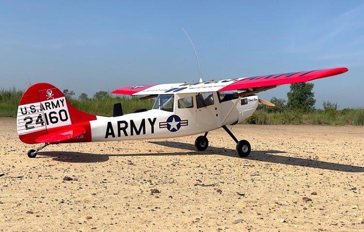 Seagull Giant Cessna Bird Dog (DeadEye) 70-125cc Gas - 5
