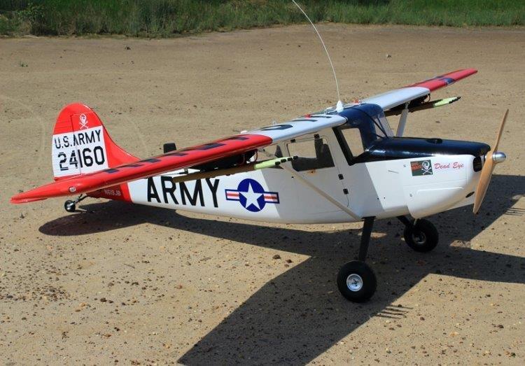 Seagull Giant Cessna Bird Dog (DeadEye) 70-125cc Gas - 2