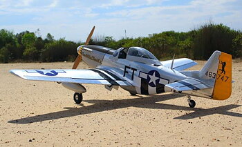 Seagull North American P-51D Charlotte Chariot II 35cc 180cm Ellandsställ