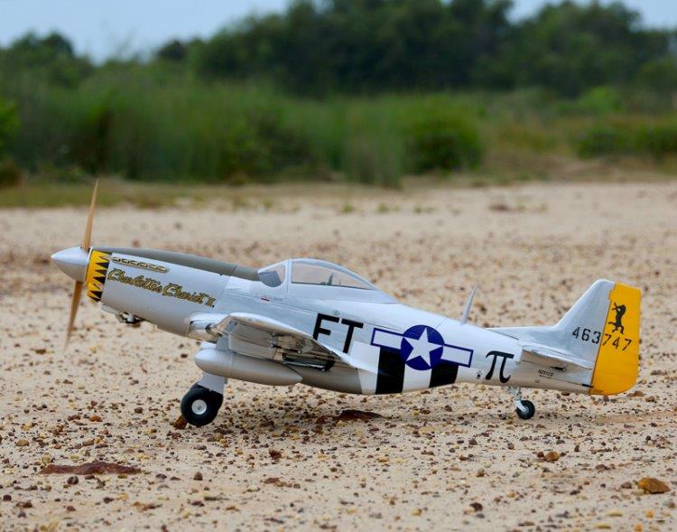 Seagull North American P-51D Charlotte Chariot II 35cc 180cm Ellandsställ - 4