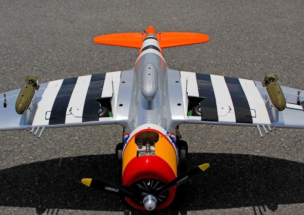 Seagull P-47 Thunderbolt (Tarheel Hal) ARF 1779mm 30-40cc Gas - 11
