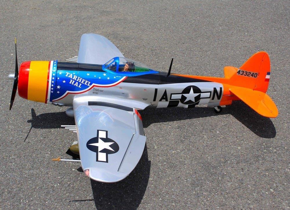 Seagull P-47 Thunderbolt (Tarheel Hal) ARF 1779mm 30-40cc Gas - 7