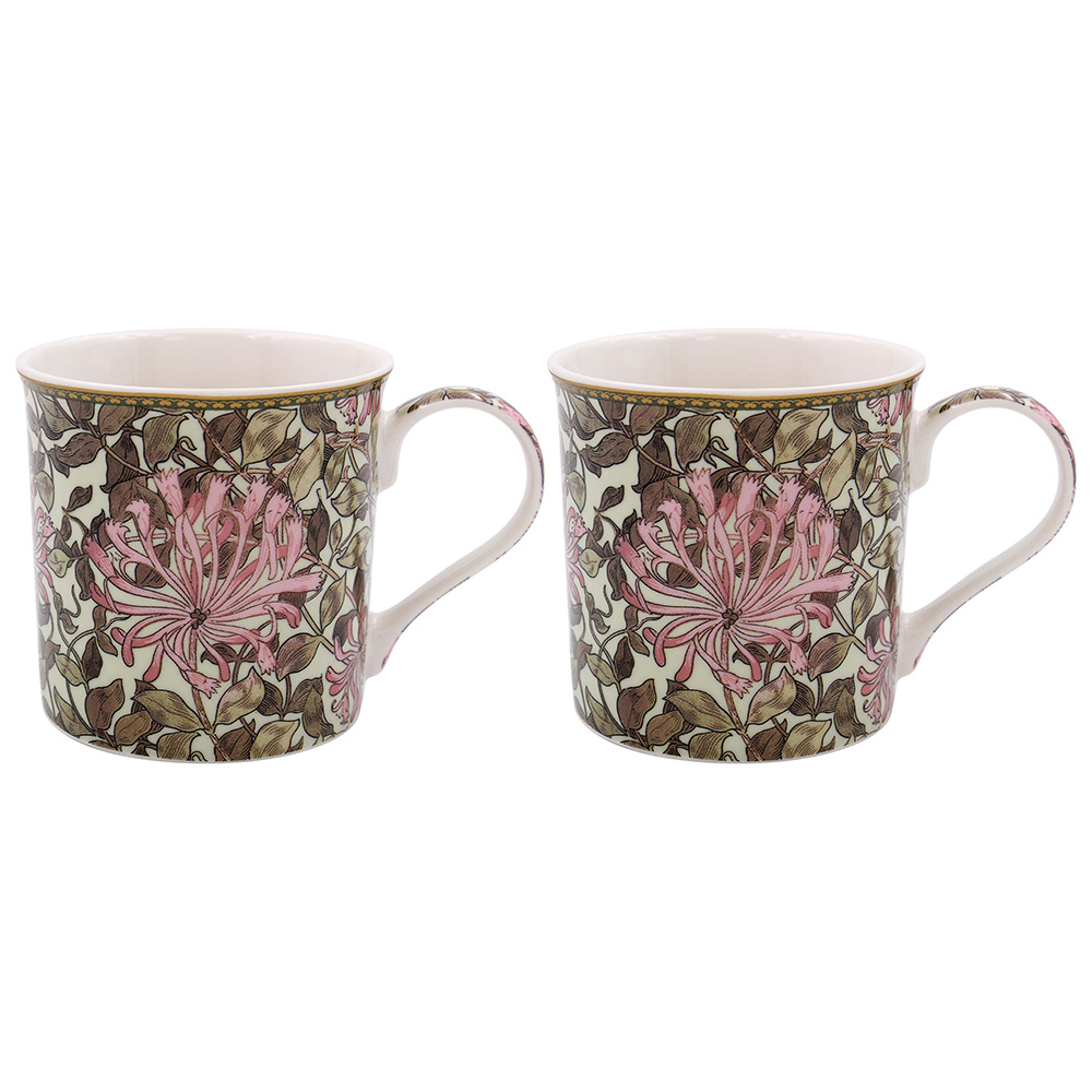 William Morris 2 muggar i presentbox - Honeysuckle