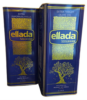 (Favorit) Olivolja Extra Jungfru - Ellada från Peloponissos - 5 Liter, 2st kanister (Fri Frakt)
