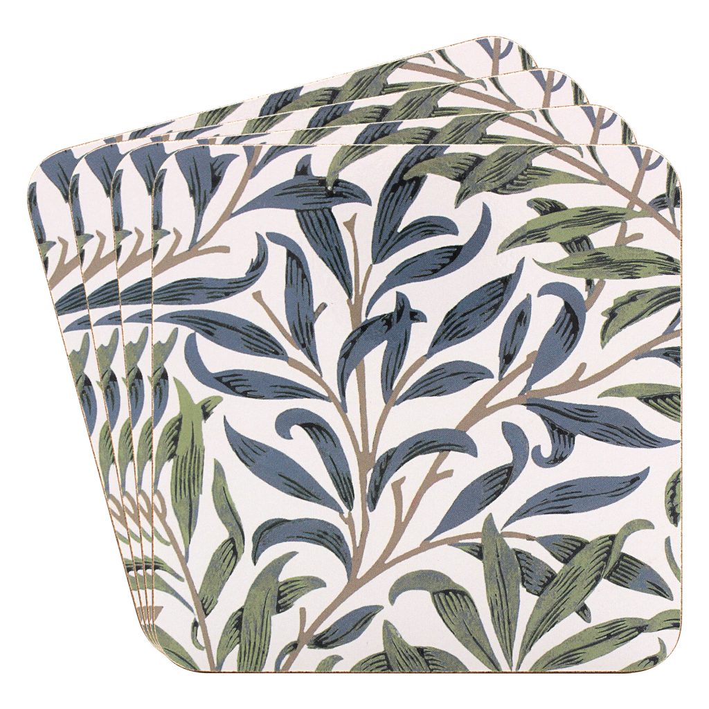 William Morris Glasunderlägg 4-pack - Willow Bough