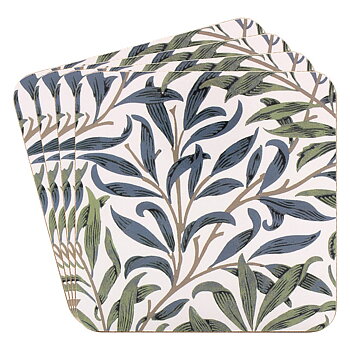 William Morris Glasunderlägg 4-pack - Willow Bough