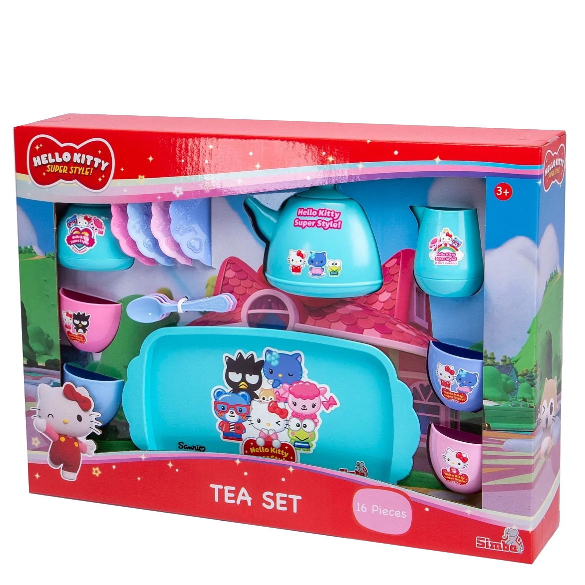 Hello Kitty Teset - 16 delar - Kaffe & Teservis - 3