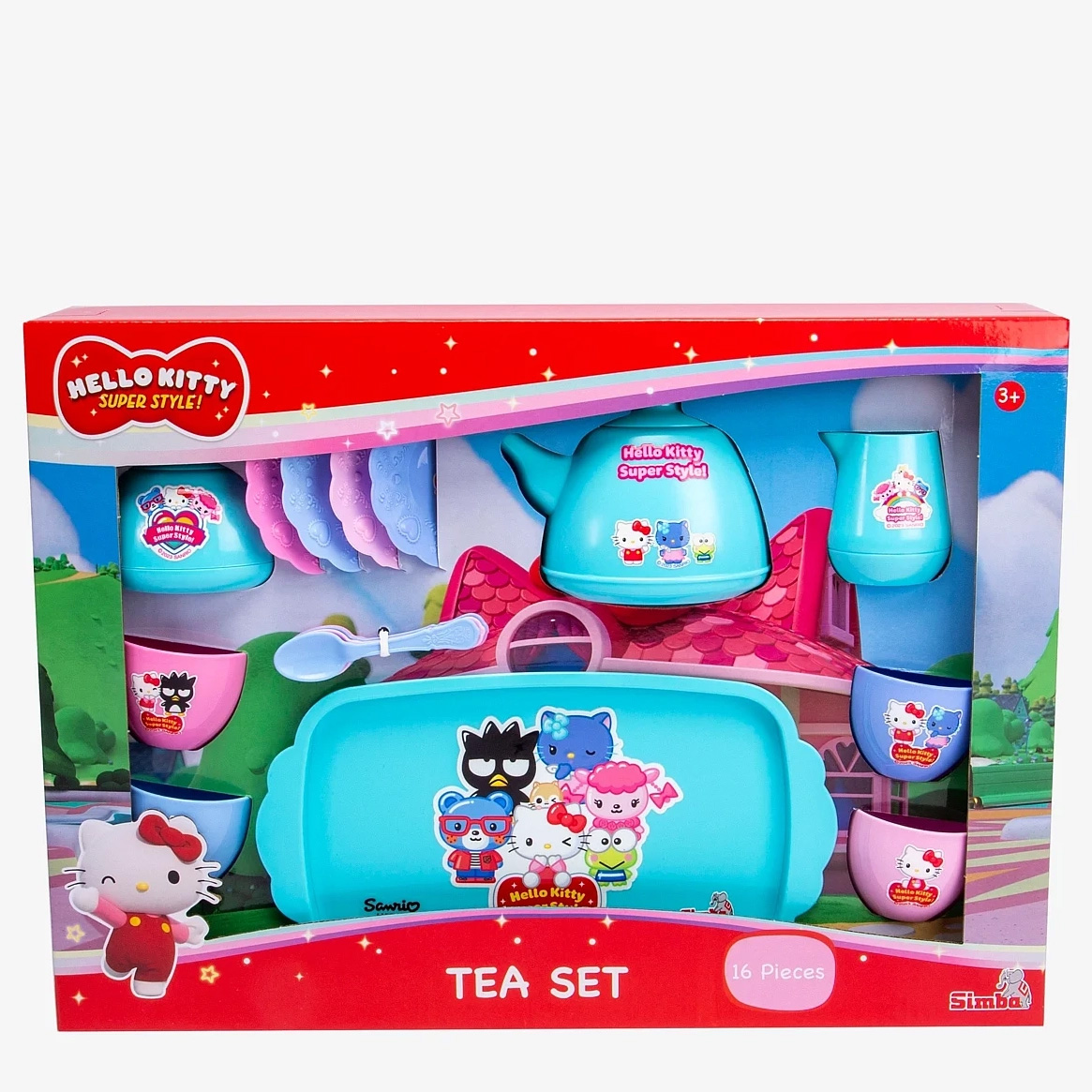 Hello Kitty Teset - 16 delar - Kaffe & Teservis - 2